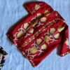 Red Aari Work Kids Coat (L 17)
