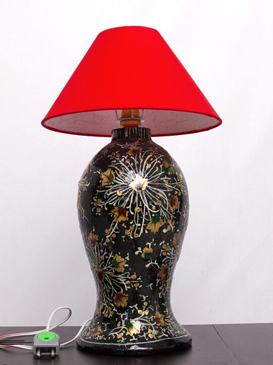 Paper-Mache Table Lamp