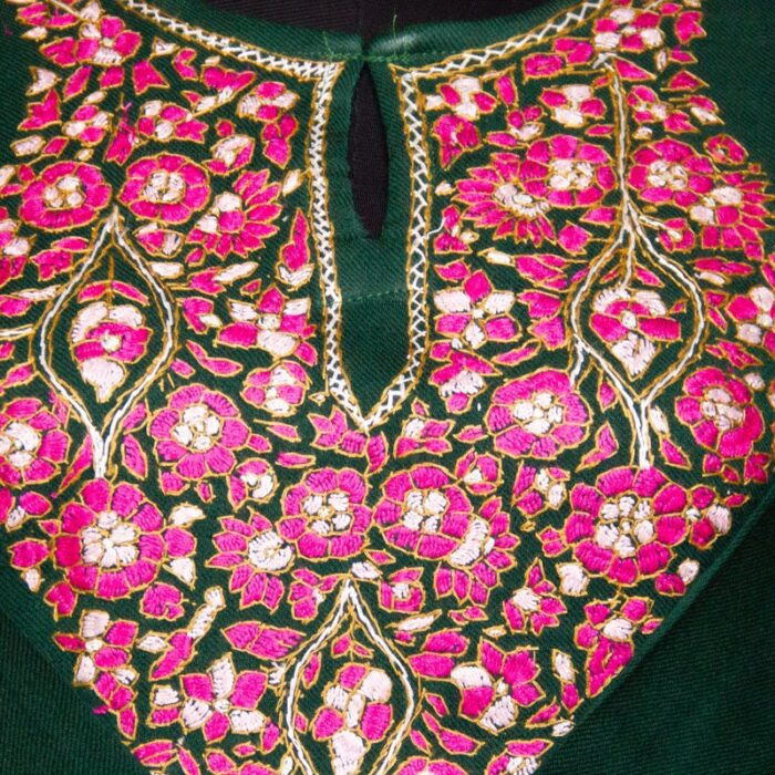 Green Paper Mache Design Raffal Pheran - Image 3