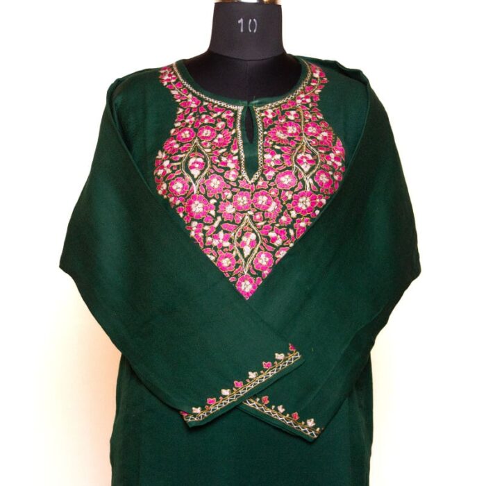 Green Paper Mache Design Raffal Pheran