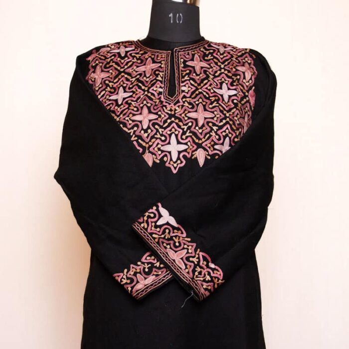 Black Tarauk Raffal Aari Pheran