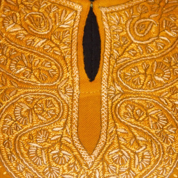 Mustard Sozni Raffal Pheran - Image 3