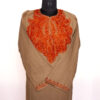 Beige Aari Cashmilon Pheran