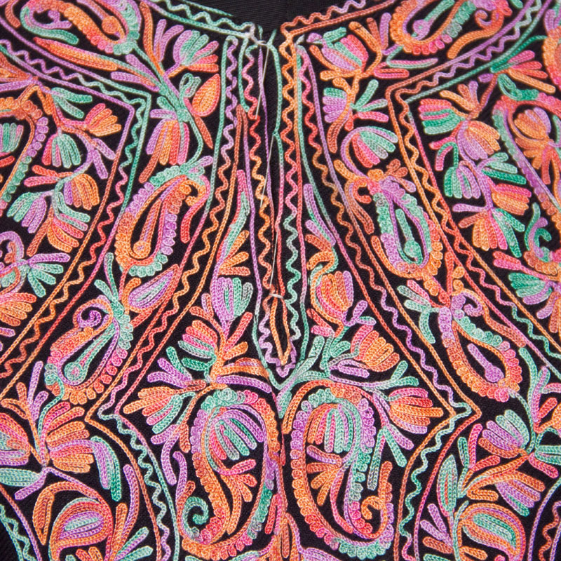 Black Aari Cashmilon Pheran - Image 3