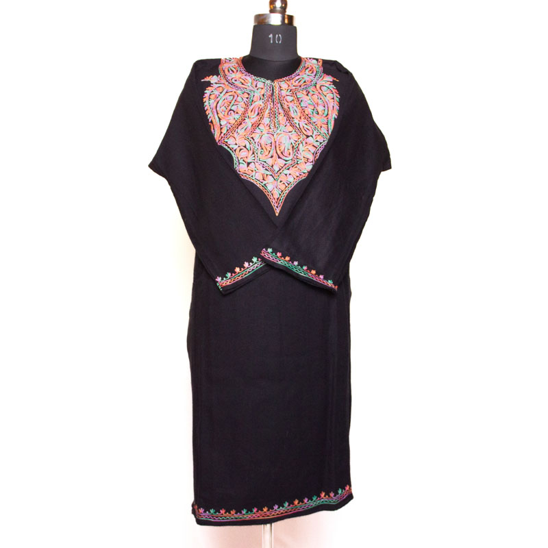 Black Aari Cashmilon Pheran - Image 2