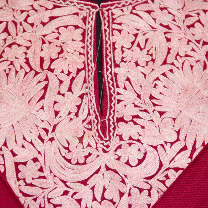 Dark Pink Aari Cashmilon Pheran - Image 3