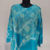 Blue Tie-Dye Cashmilon Aari Pheran
