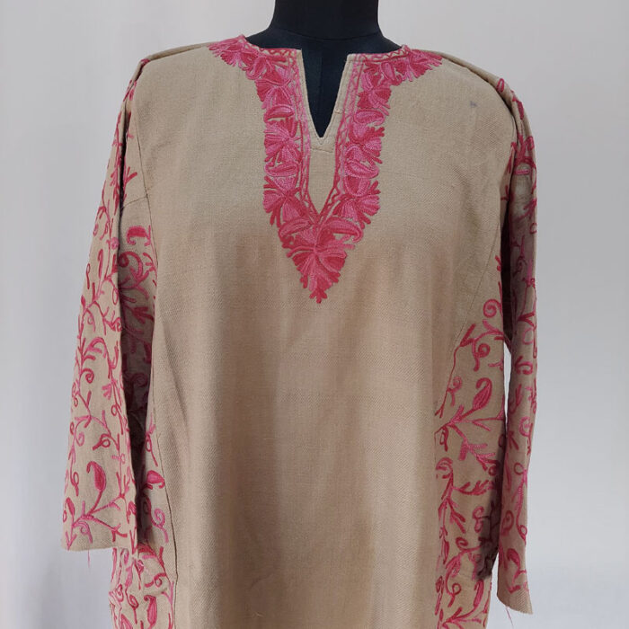 Side Panel Aari Cashmilon Pheran