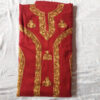 Maroon Cashmilon Aari 3Pc Suit