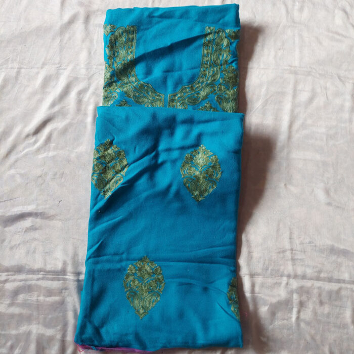 Blue Cashmilon Ari 3Pc Suit - Image 2