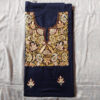 Dark Blue Spun Aari Zari 2Pc Suit