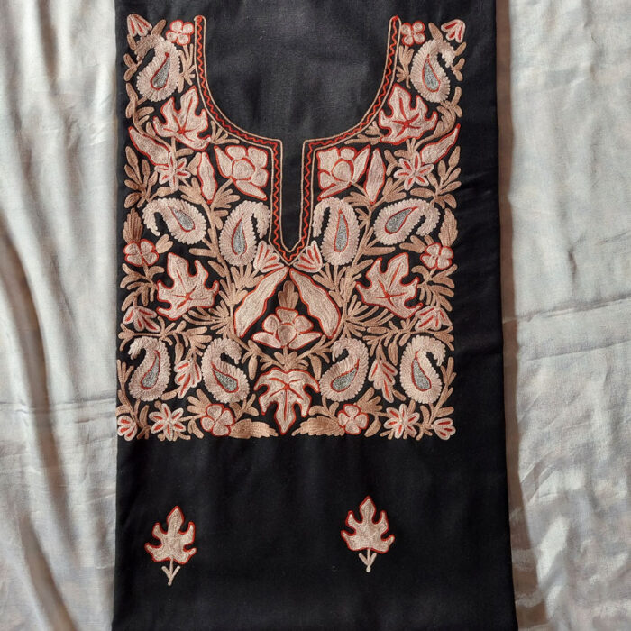 Black Spun Aari Zari 2Pc Suit