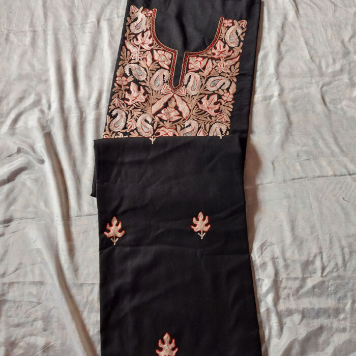 Black Spun Aari Zari 2Pc Suit - Image 3