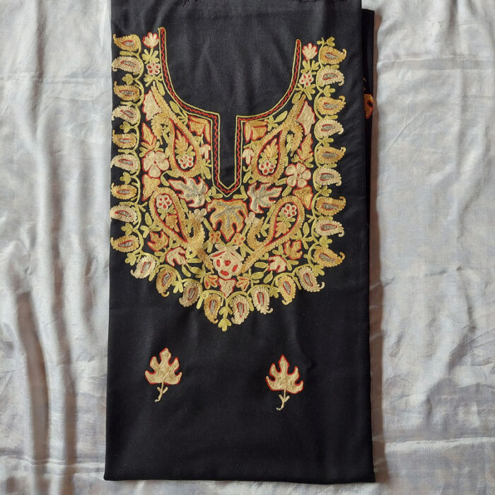 Black Spun Aari Zari 2Pc Suit