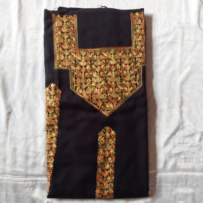 Black Cashmilon Aari 2Pc Suit