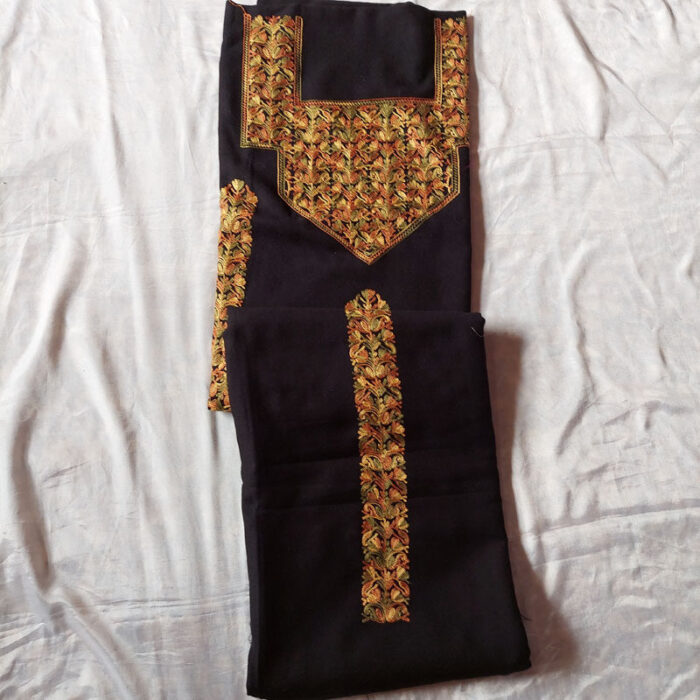 Black Cashmilon Aari 2Pc Suit - Image 2