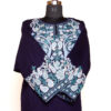Dark Blue Badami Raffal Aari Pheran