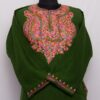 Dark Green Aari Cashmilon Pheran