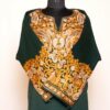 Dark Green Shahi Raffal Aari Pheran