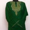 Dark Green Sozni Handwork Raffal Pheran