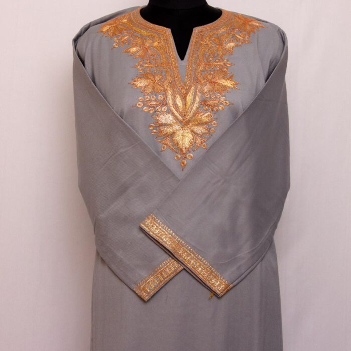 Grey Tweed Tilla Pheran