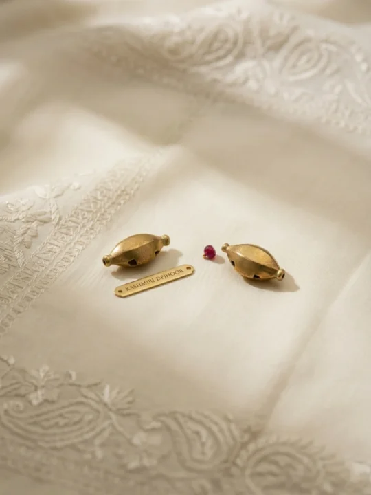 Kashmiri Dejhoor Earring in Copper | Handmade