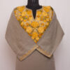 Beige Grey Aari Cashmilon Phiran