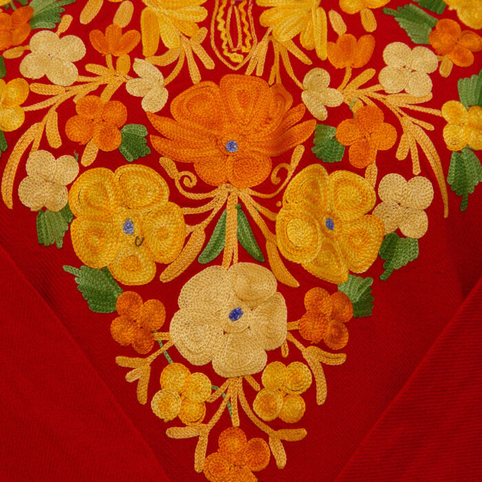 Maroon Aari Cashmilon Phiran - Image 3