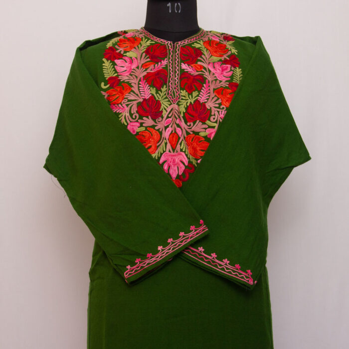 Green Aari Cashmilon Phiran