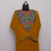 Mustard Aari Cashmilon Pheran