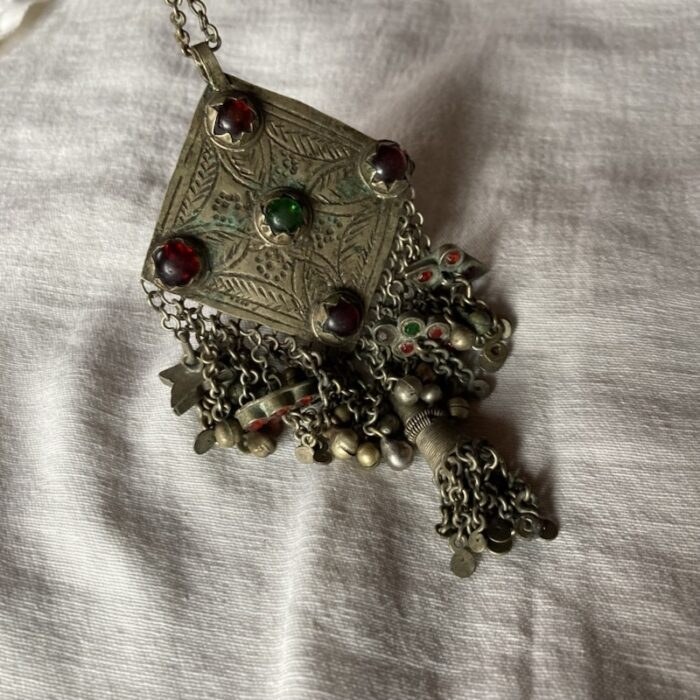 Zum Antique Handmade Kashmiri Necklace - Image 2
