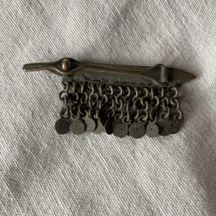 Antique Vintage Handmade Kashmiri Hair Pin - Image 2