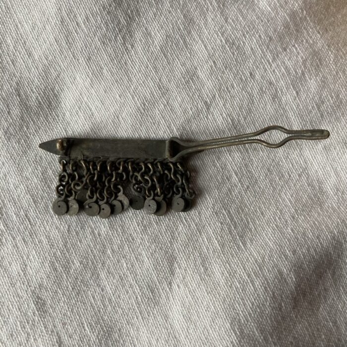 Antique Vintage Handmade Kashmiri Hair Pin - Image 3