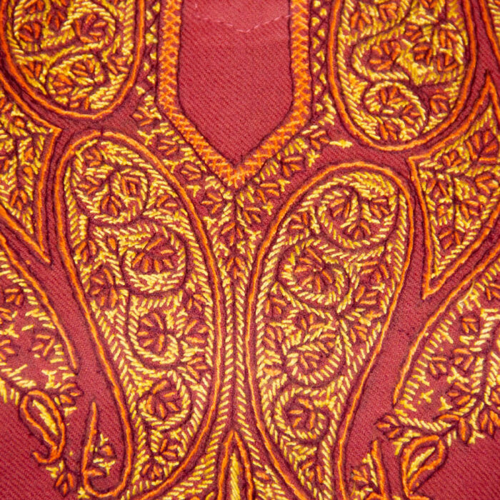 Nun Chai Pink Sozni Raffal Pheran - Image 3