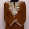 Brown Tilla Tweed Pheran