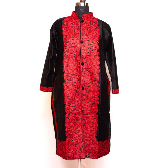 Black Aari Silk Jacket