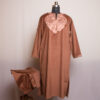 Chocolate Color Fine Velvet Tilla Pheran with Pant