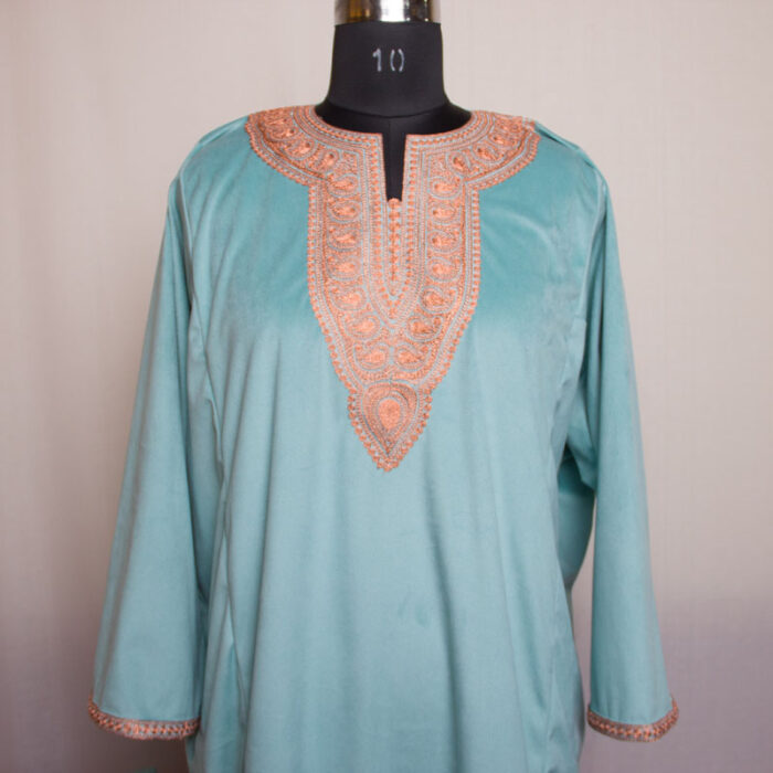 3Pc Velvet Tilla Pheran - Image 2