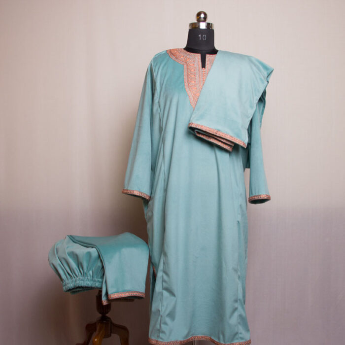 3Pc Velvet Tilla Pheran