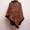 Black Aari Embroidery Poncho