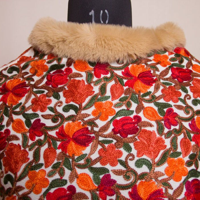 Beautiful Aari Embroidery Poncho - Image 2