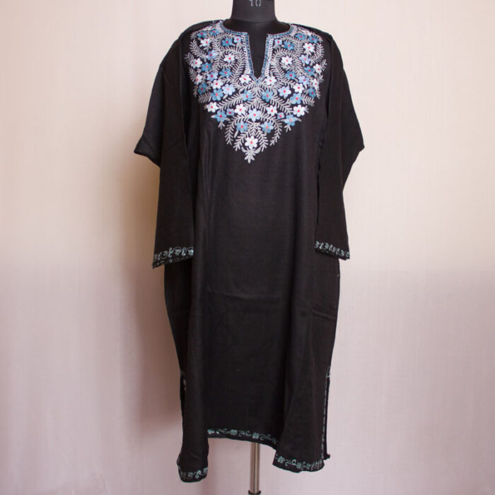 Black Polywool Aari Pheran - Image 2