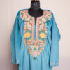 Sky Blue Velvet Aari Pheran II