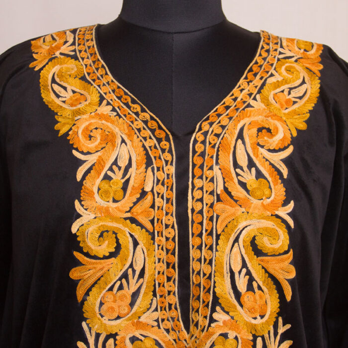 Black Velvet Aari Pheran - Image 3