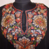 Black Raffal Paper Mache Handwork Aari Pheran