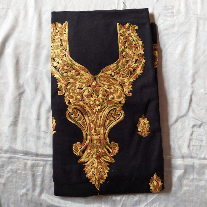 Black Cashmilon Aari 2Pc Suit
