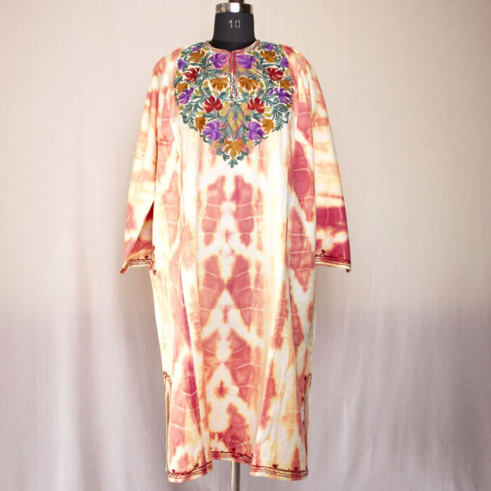 Elite Tie-Dye Cashmilon Aari Pheran - Image 2