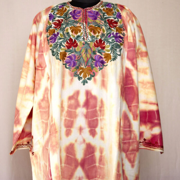 Elite Tie-Dye Cashmilon Aari Pheran