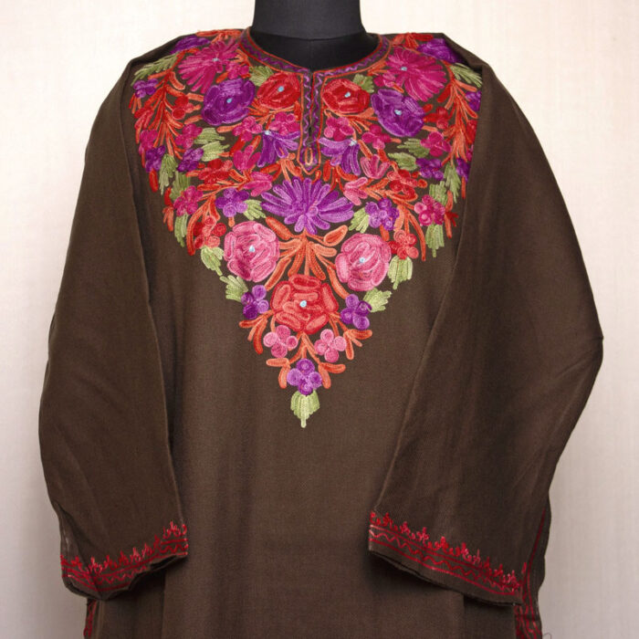 Brown Phulai Aari Pheran