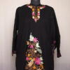 Black Floral Aari Cashmilon Pheran